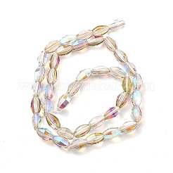 Гальванизируйте прозрачное стекло бисер нитей&nbsp;EGLA-M032-03A-HR01