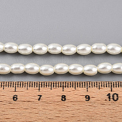 Выпечка из окрашенного перламутрового стекла жемчужные бусинки&nbsp;X-HY-T002-01C-02