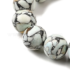 Синтетических нитей бирюзовые бусы G-F791-D01-02A