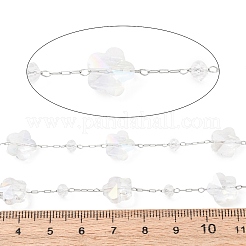 Цепи из жемчужного кабеля из нержавеющей стали 304 и АБС-пластика&nbsp;CHS-G048-12P