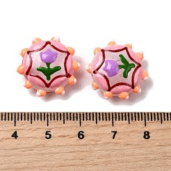 Бусины из стеклянной эмали LAMP-K039-34N