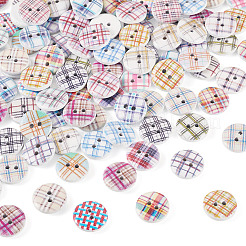 Окрашенные деревянные пуговицы &nbsp;BUTT-TAC0010-05