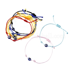 8шт браслеты из нейлоновой нити BJEW-FS00019