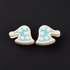 Прорезиненный стиль акриловые европейские бусины SACR-E009-04