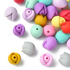 30шт 15 стиля силиконовые бусины&nbsp;SIL-CJ0002-59