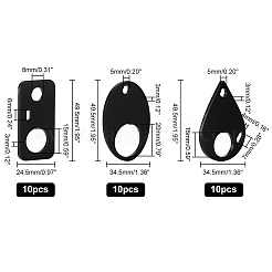 30 шт. 3-х видов акриловых нитей для намотки FIND-PH0010-06A