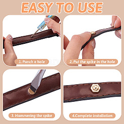 18 комплект двухцветных железных винтов FIND-TA0006-28C