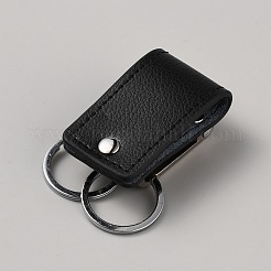 Мужской брелок для ключей из воловьей кожи с петлей для ремня&nbsp;KEYC-WH0034-39A