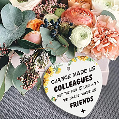 Подвесные украшения из печатного фарфора HJEW-WH0056-001