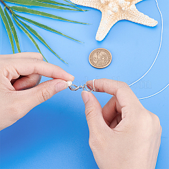 Наборы для самостоятельного изготовления цепочек-ожерельев из латуни&nbsp;DIY-PH0033-75