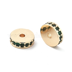 Латунные микро проложить кубического циркония бусы KK-R216-15KCG-02