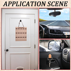 50 шт. 5-цветный самоклеящийся крючок для подголовника автомобиля из АБС-пластика&nbsp;FIND-CP0002-52