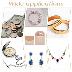 Мешочки для хранения ювелирных изделий из микрофибры ABAG-WH0032-52