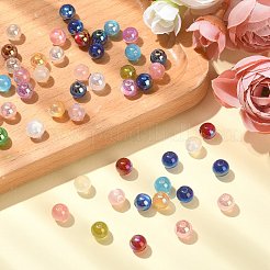 Переливающиеся акриловые бусины с УФ-покрытием&nbsp;MACR-CJ0001-75