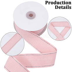 Двусторонняя бархатная лента из полиэстера SRIB-WH20020-040B-05