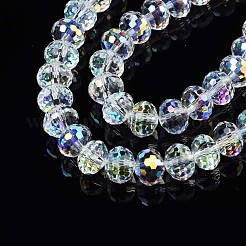 Гальванизируйте прозрачное стекло бисер нитей EGLA-N002-16-B03