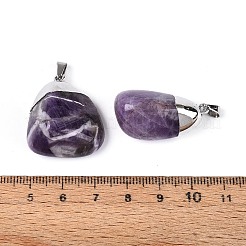 Подвески из натурального аметиста &nbsp;G-N360-05P-03