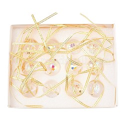 Украшение подвески из стеклянного шара&nbsp;DJEW-PW0019-03B