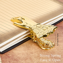 Зажим для закладки в форме руки из сплава&nbsp;AJEW-CP0006-94B-G