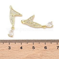 Латунные микро проложить кубического циркония подвески&nbsp;KK-P345-71G