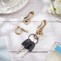 2 шт. латунная D-образная скоба с винтовым штифтом FIND-WR0010-60