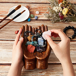 Деревянные украшения для рук Будды&nbsp;AJEW-WH0304-38