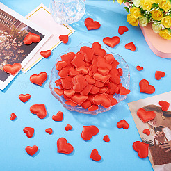 300 шт. 3 стиля полиэстеровая губка в форме сердца конфетти DIY-TA0012-61