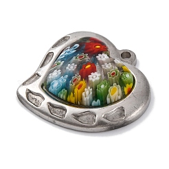 Подвески из стекла миллефиоре ручной работы STAS-Q342-01P