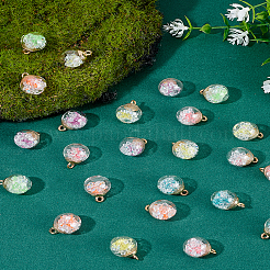 36 шт. 6-х цветные светящиеся стеклянные подвески-бутылки&nbsp;FIND-LP0001-42