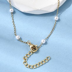 Женские ожерелья с подвеской в форме морской звезды из нержавеющей стали 304 NJEW-F356-02G