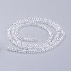 Прозрачные стеклянные бусины GLAA-R135-2mm-10