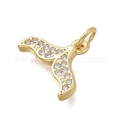 Латунные микро проложить кубического циркония подвески KK-D431-005B-G