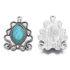 Синтетическая бирюза подвески оправы под эмаль PALLOY-N157-032