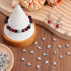 120 шт. бусины из сплава в тибетском стиле&nbsp;TIBEB-SP0001-10