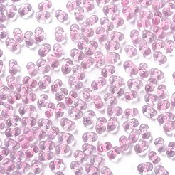 Светящиеся стеклянные бусины SEED-A033-07N