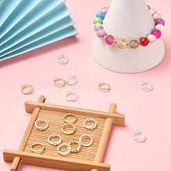 20шт 2 цвета латунные рамки для бусин&nbsp;KK-CJ0001-89