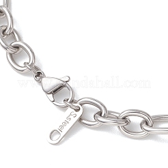Женские цепочки Фигаро из нержавеющей стали 304 толщиной 7 мм&nbsp;NJEW-JN05925