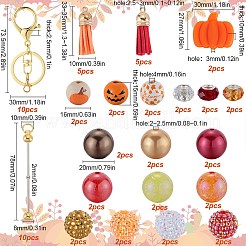 Набор для самостоятельного изготовления брелока из железных бусин на День благодарения&nbsp;DIY-SC0025-17