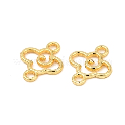 Сплав полые цветочные соединители подвески&nbsp;FIND-H012-01G