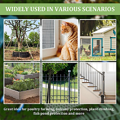 Сетка от падений из полиэтиленовой пластиковой сетки&nbsp;DIY-WH0671-157B-01