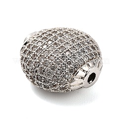 Латунные микро проложить кубического циркония бусы KK-L229-023P-02