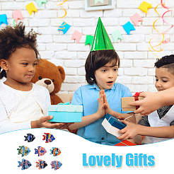 16шт 8 цвета фарфоровые бусины ручной работы PORC-DC0001-01