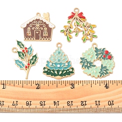 Подвески из сплава эмали 10шт 5 стиля&nbsp;ENAM-FS0001-50