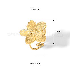 Кольца-манжеты в форме цветка из нержавеющей стали 304 для женщин&nbsp;VX4751-3