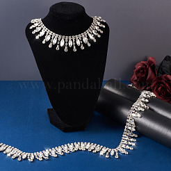 Железная цепочка со стразами и кристаллами CH-CW0001-02