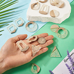 16шт 8 деревянных подвески&nbsp;FIND-TA0005-92