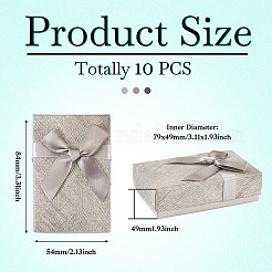 Подарочная коробка прямоугольного бумажного набора ювелирных изделий&nbsp;CON-TAC0013-01D