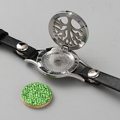 Ремешки для часов из кожи и сплава&nbsp;AJEW-WH0248-692P-05