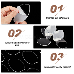 20 шт. акриловые карточки с именами гостей на свадьбу AJEW-GA0006-39A