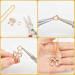 20 шт. латунные открытые кольца для прыжков&nbsp;KK-BBC0023-10C